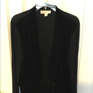 Michael Kors Bk velour cardigan szXL